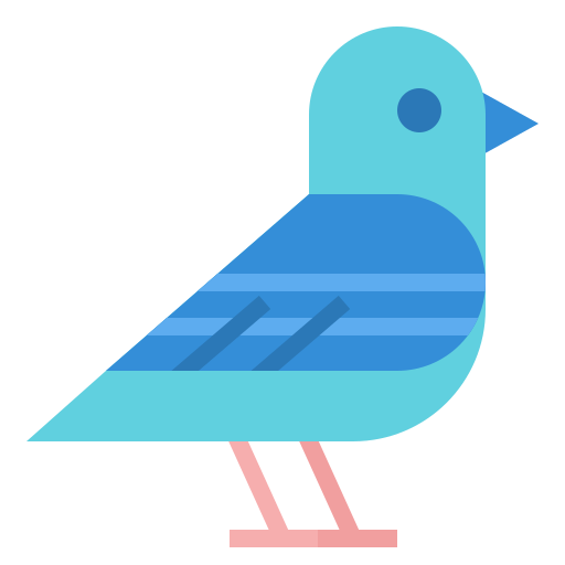 Bird Aphiradee (monkik) Flat icon