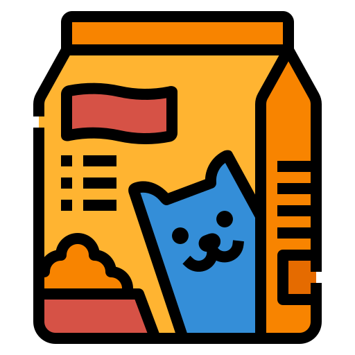 Cat food Aphiradee (monkik) Lineal Color icon