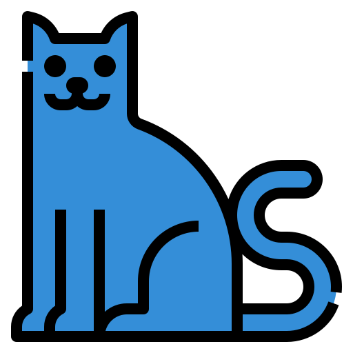 고양이 Aphiradee (monkik) Lineal Color icon