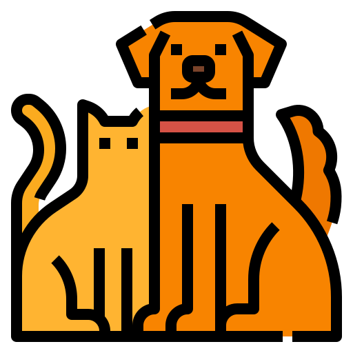 애완 동물 Aphiradee (monkik) Lineal Color icon