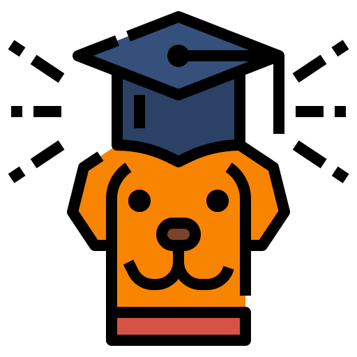 szkolenie psów Aphiradee (monkik) Lineal Color ikona