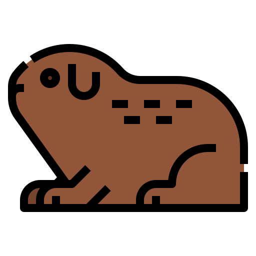 Guinea pig Aphiradee (monkik) Lineal Color icon