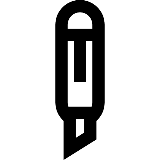 nóż Basic Straight Lineal ikona