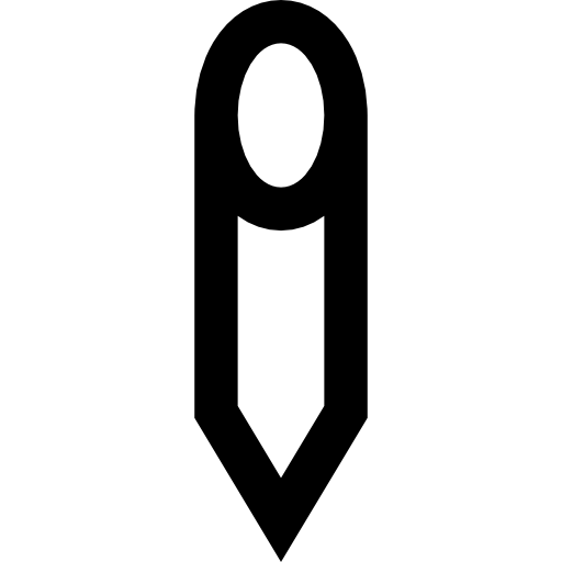 igła Basic Straight Lineal ikona