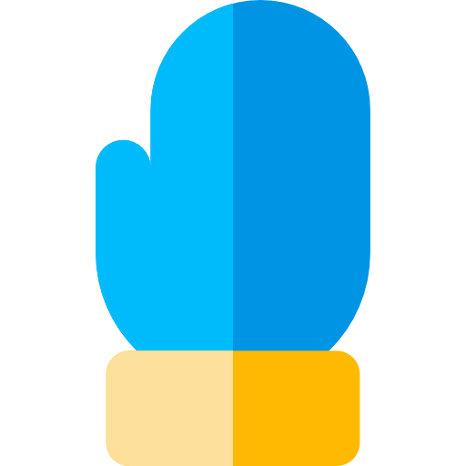 Mitten Basic Straight Flat icon
