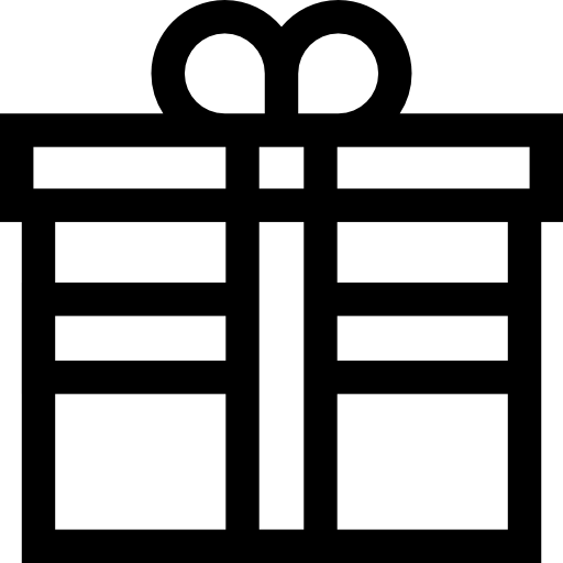 geschenkbox Basic Straight Lineal icon