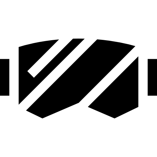 okulary Basic Straight Filled ikona