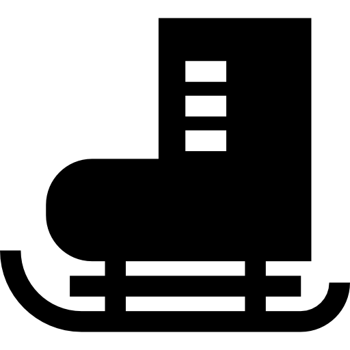 아이스 스케이트 Basic Straight Filled icon
