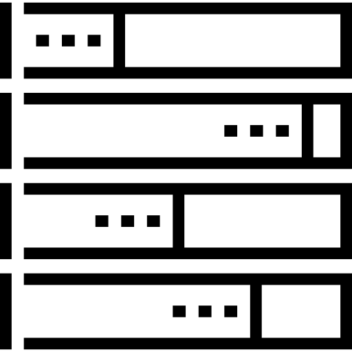 gráfico de barras Maxim Flat Lineal icono