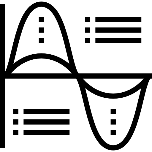 analítica Maxim Flat Lineal icono