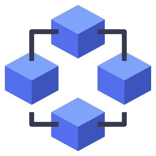 blockchain Surang Flat icono
