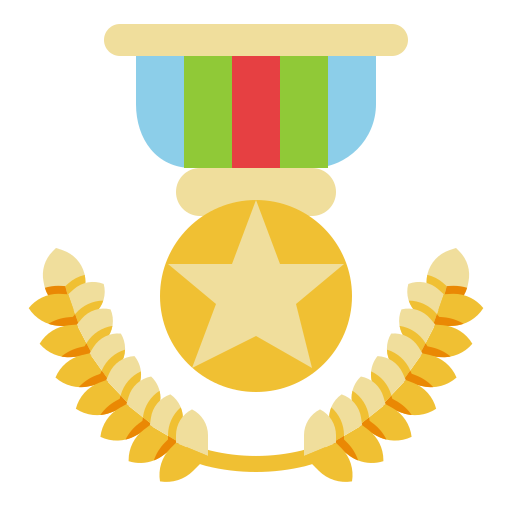 メダル Ultimatearm Flat icon