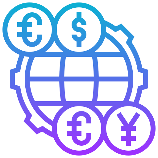 Exchange rate Meticulous Gradient icon