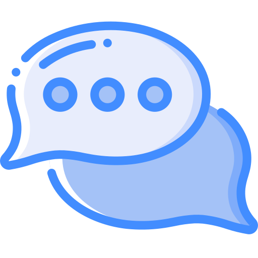 tekstballonnen Basic Miscellany Blue icoon