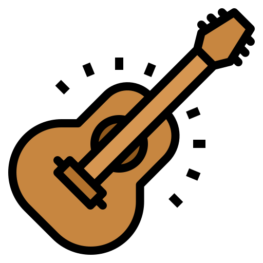 guitarra Ultimatearm Lineal Color icono