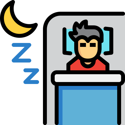 Sleeping Generic Outline Color icon