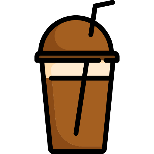 café helado Kosonicon Lineal color icono