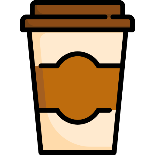 tazza di caffè Kosonicon Lineal color icona