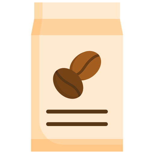 koffie pakket Kosonicon Flat icoon