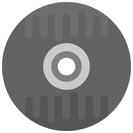 compact disk Generic Flat icona