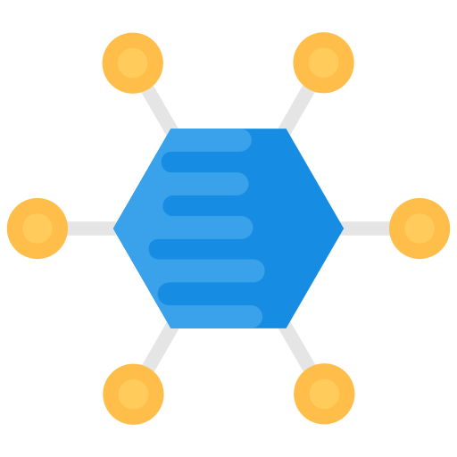 molekularny Generic Flat ikona