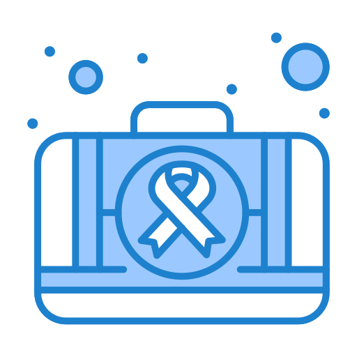 kit de primeros auxilios Generic Blue icono