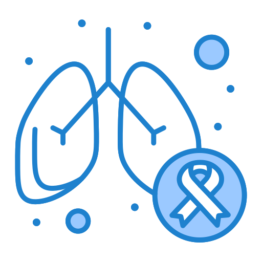 cancer du poumon Generic Blue Icône