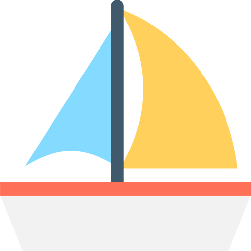 jacht Generic Flat icoon