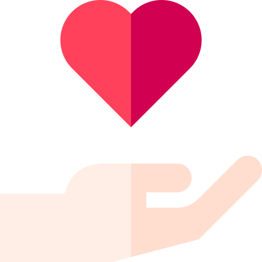 Give love Basic Straight Flat icon
