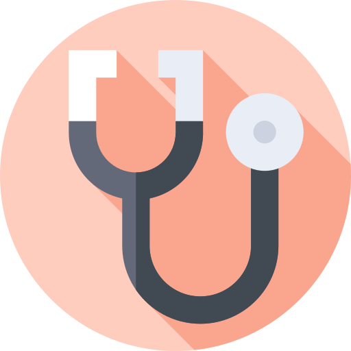 stethoskop Flat Circular Flat icon