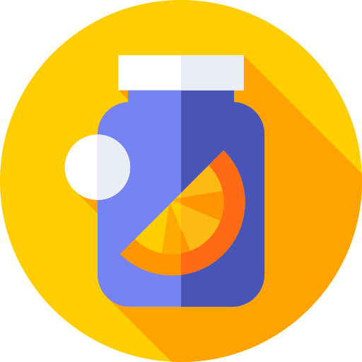 vitaminpille Flat Circular Flat icon