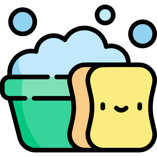 Cleaning Kawaii Lineal color icon