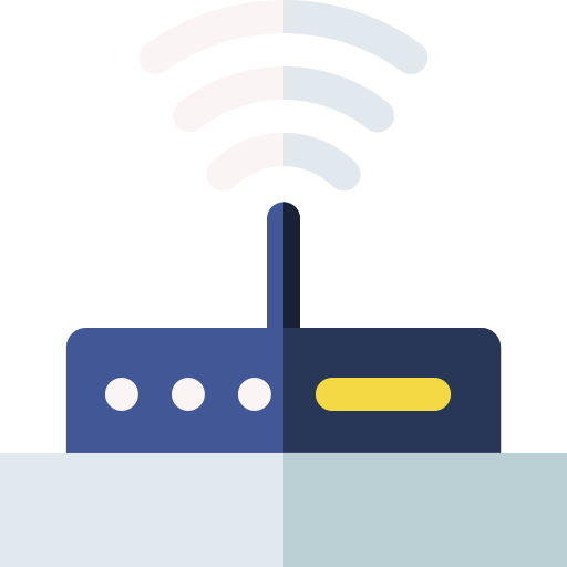 router Basic Rounded Flat icoon