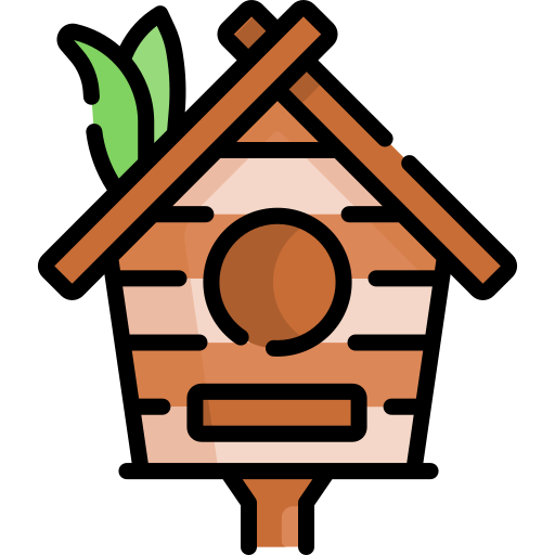 casa del pájaro Special Lineal color icono