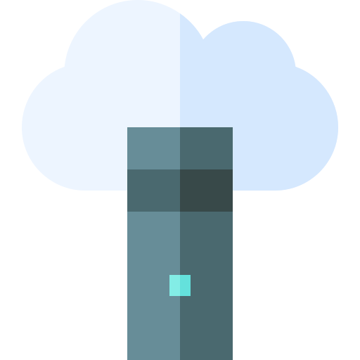 cloud-hosting Basic Straight Flat icoon