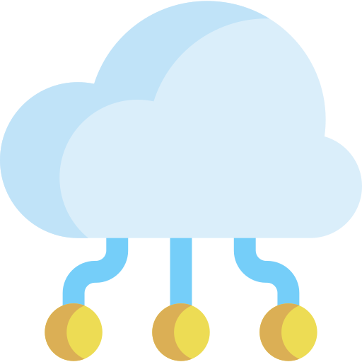 Cloud service Special Flat icon