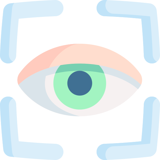scanner ocular Special Flat Ícone