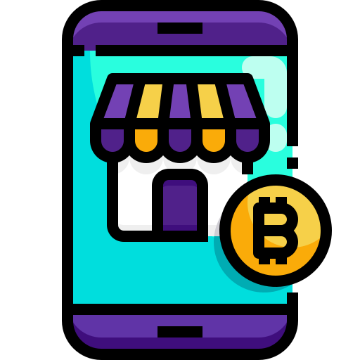 Mobile shopping Justicon Lineal Color icon