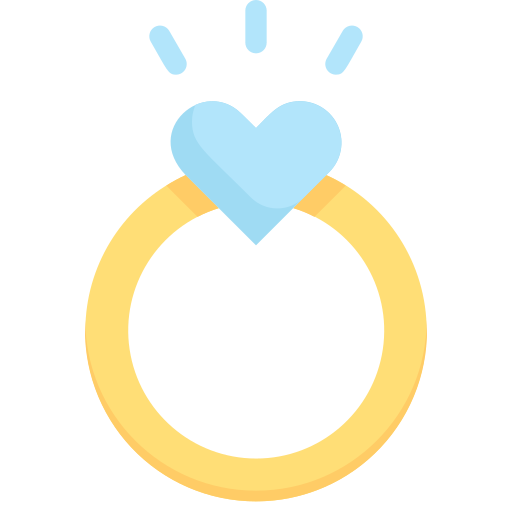 pierścionek zaręczynowy Generic Flat ikona