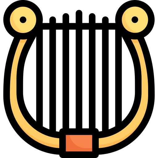 ハープ Generic Outline Color icon