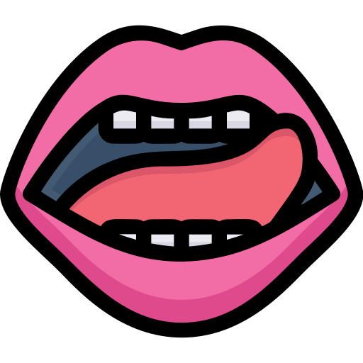lippen Generic Outline Color icoon
