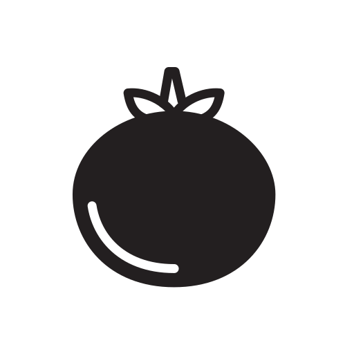 tomaat Generic Glyph icoon