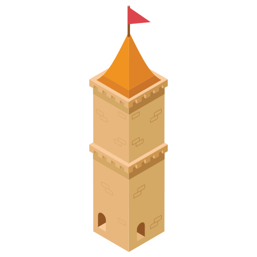 wieża Generic Isometric ikona