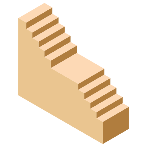 Stairs Generic Isometric icon