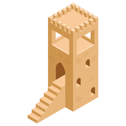 Castle tower Generic Isometric icon