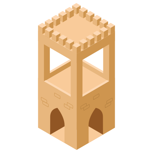 torre do castelo Generic Isometric Ícone