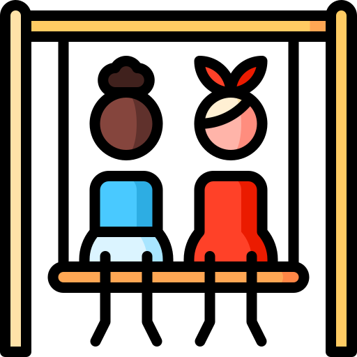 przyjaźń Puppet Characters Lineal Color ikona
