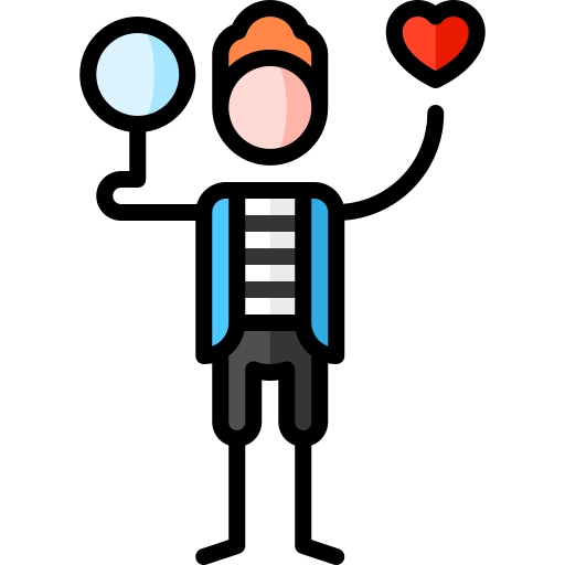 Self love Puppet Characters Lineal Color icon