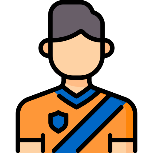 サッカー選手 Special Lineal color icon