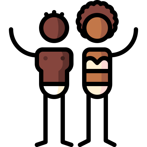 Intimacy Puppet Characters Lineal Color icon